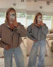 Load image into Gallery viewer, Marsha - Gingham high neck lightweight jacket
