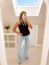 Load image into Gallery viewer, Ophelia - Cable knit vest with removable scarf
