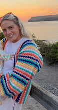 Load image into Gallery viewer, Rainbow cardigan

