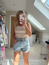 Load image into Gallery viewer, Ash - Light wash denim shorts
