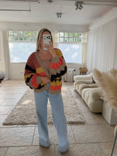 Load image into Gallery viewer, October - Geometric autumnal cardigan
