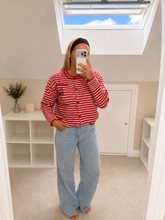 Load image into Gallery viewer, Amore - Stripe button up jumper
