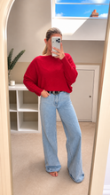 Load image into Gallery viewer, Soft batwing oversized jumper
