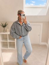 Load image into Gallery viewer, Marsha - Gingham high neck lightweight jacket
