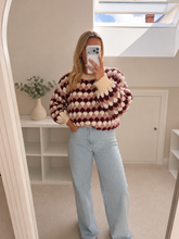 Load image into Gallery viewer, Remi - Berry blush pink chunky knit
