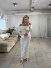 Load image into Gallery viewer, Etta - Premium Lace Bardot super stretchy Maxi Dress Womenswear
